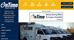 Desktop Screenshot of ontimeheatandair.com